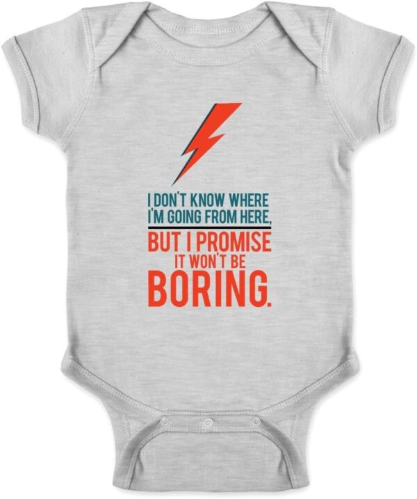 Pop Threads It Wont Be Boring Quote Motivational Music Infant Baby Boy Girl Bodysuit