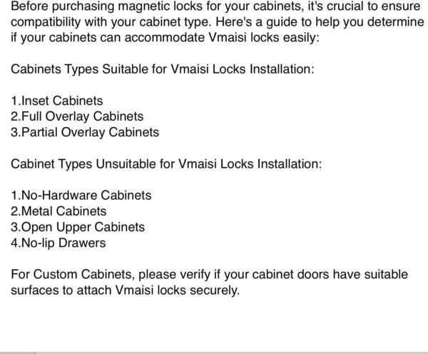 20 Pack Magnetic Cabinet Locks Baby Proofing - Vmaisi Children Proof Cupboard Drawers Latches - Adhesive Easy Installation - Image 3