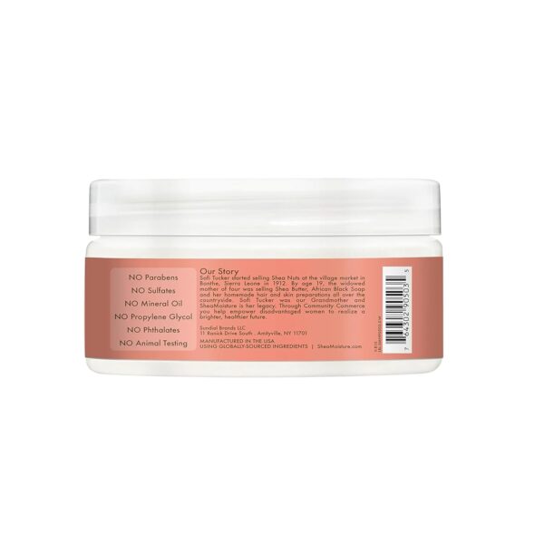 SheaMoisture Curling Styling Cream For Curl Definition Coconut & Hibiscus Curl and Detangle Kids Hair 6 oz - Image 2