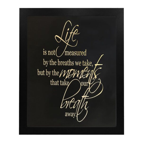 Life is Measured By Moments - Inspirational Wall Art Quotes, Motivational Wall Decor For Home Decor, Studio Decor, School Decor & Office Decor, Unframed - 8 X 10 - Image 6