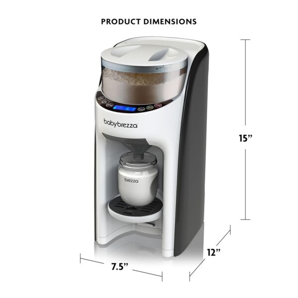 Baby Brezza New and Improved Formula Pro Advanced Formula Dispenser Machine - Automatically Mix a Warm Formula Bottle Instantly - Easily Make Bottle with Automatic Powder Blending, White - Image 10