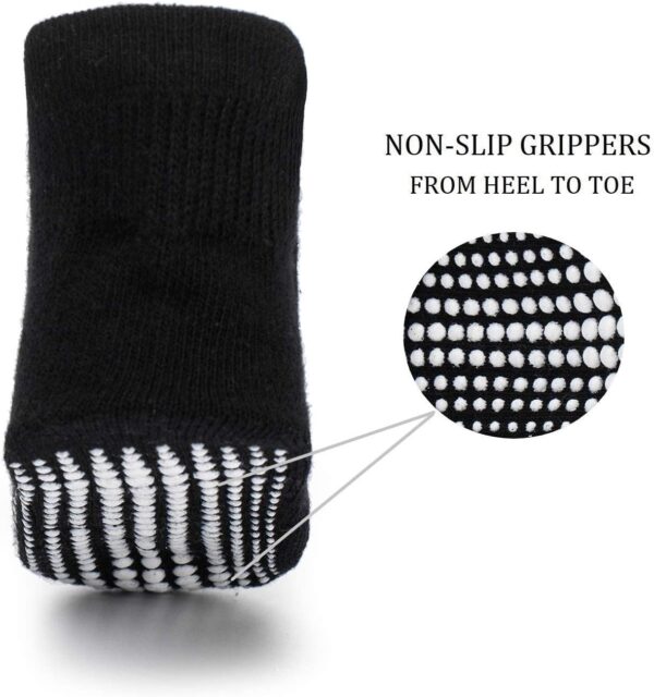 Zaples Baby Non Slip Grip Ankle Socks with Non Skid Soles for Infants Toddlers Kids Boys Girls - Image 3
