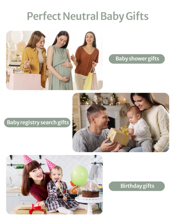 Blissful Diary Baby Play Gym Mat, Tummy Time Mat with 6 Detachable Toys for Stage-Based Sensory & Motor Skill Development, Baby Activity Mat Easy to Install & Clean, Baby Essentials Gift, Sage Green - Image 7