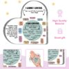 Mental Health Things I Can Control Decor, Mindfulness Decor for Therapy Office Acrylic Heart Gifts, School Counselor Sign Therapist Office Art Decorations for Therapist Office Living Room Bedroom Gift - Image 3