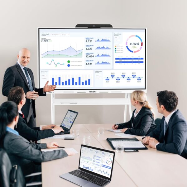 Smart Board for Classroom, 65" 8+128 GB Interactive Smartboard Built-in Android OS & Open App Ecosystem - 4K Touchscreen Electronic Digital Whiteboard for Home Office School Studio - Image 6