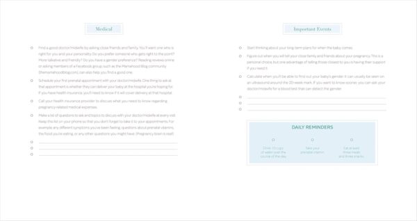 The First-Time Mom's Pregnancy Journal: Monthly Checklists, Activities, & Journal Prompts - Image 3