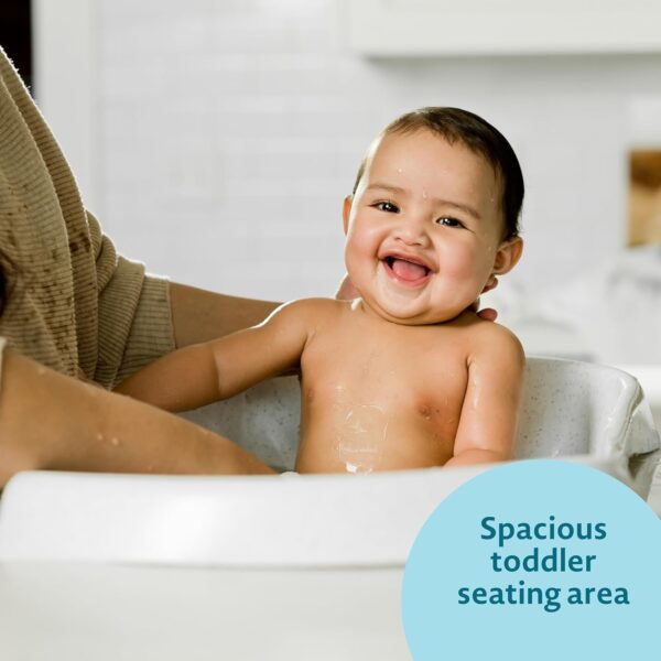 The First Years Rain Shower Baby Bath Tub Set - Includes Convertible Bath Tub and Sling with Soothing Spray - Baby Bath Seat and Spa for Newborn to Toddler - Baby Bath Essentials - Image 5