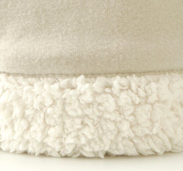 JJ Cole Baby Winter Hat, Mitten, and Booties Set – Winter Baby Essentials – 0 to 6 Months - White sherpa - Image 2