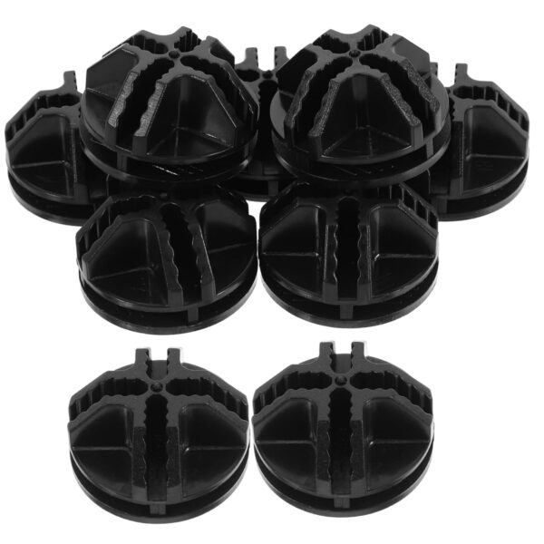 MAGICLULU 15Pcs Modular Closet Connectors Plastic Connectors for Wire Grid Cube Storage Versatile Organization for Home Office Create Custom Configurations