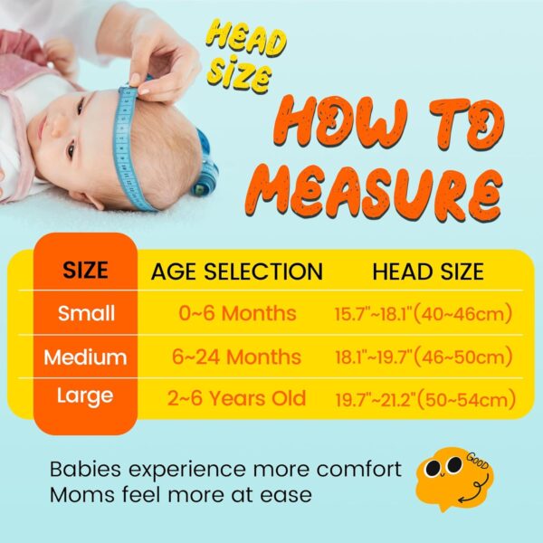 Baby Sun Hat 0-6 Years Boys Girls Adjustable Baby Bucket Hats UPF 50+ Wide Brim for Beach, Swim, Fishing, Camping - Image 4