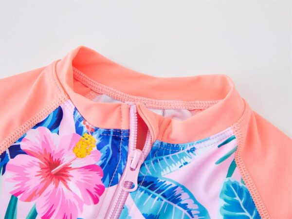 UMELOK Baby Girl Swimsuit Infant Rash Guard Swimwear UPF 50+ Sun Protection Bathing Suit - Image 3