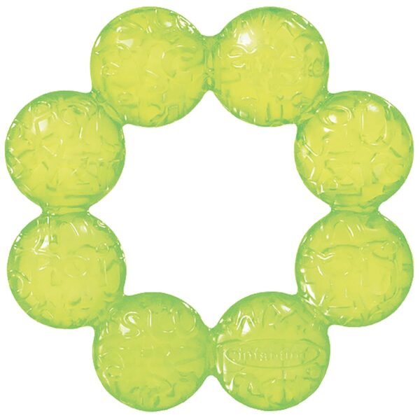 Infantino Water Teethers – Sensory Exploration and Teething Relief, Cooling Relief for Teething Babies, Lime & Blue, 3-Pack - Image 5