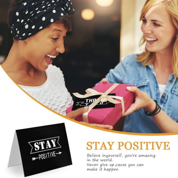 Outus 24 Set Motivational Greeting Cards with Envelopes Inspirational Note Graduation Cards Bulk with Envelopes and Stickers for College Colleague Office Workers Basketball Birthday Party Supplies - Image 5