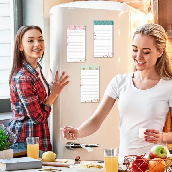 Sinmoe 12 Pack Grocery List Magnet Pad for Fridge Magnetic Notepads for Refrigerator Shopping to Do List Memo Notepad for Shopping for Women men(With Rope Style) - Image 5