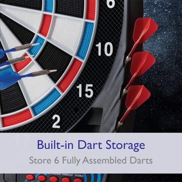 Viper by GLD Products 777 Electronic Dartboard Sport Size Over 40 Games Auto-Scoring LCD Cricket Display Impact-Tough Target for Lasting Durability and Ultra-Thin Spider for Fewer Bounce Outs with Soft Tip Darts, black, one size - Image 16