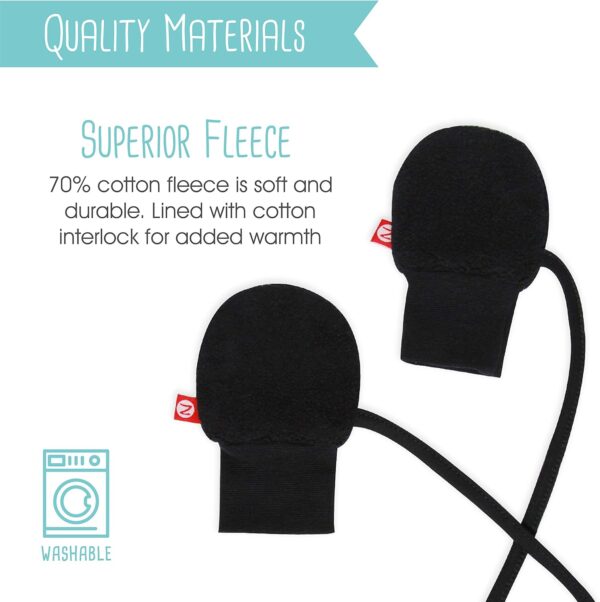 Zutano Baby Boys' Fleece Mittens - Image 7