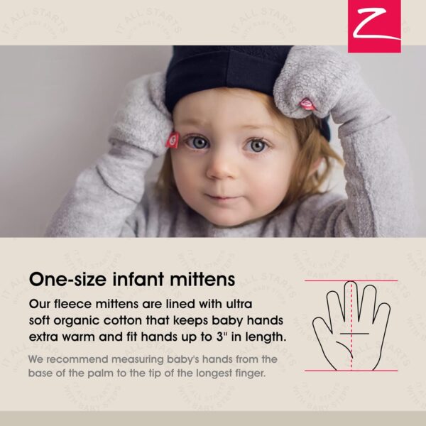 Zutano Baby Boys' Fleece Mittens - Image 4