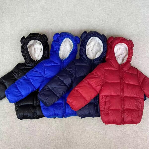 Kids Baby Warm Girls Boys Winter Warm Jackets Sweatshirt Coats Toddler Half Zip Pullover - Image 4