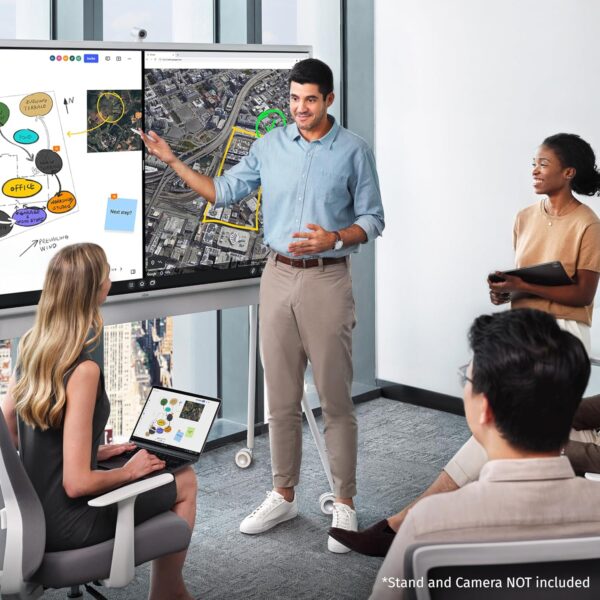 Vibe S1 4K UHD Smart Board, 75 Inch Digital Whiteboard for Office and Classroom, Electronic Presentation Meeting Device for Hybrid Work, Interative Touchscreen Display, Chrome OS and 250+ Free Apps - Image 5