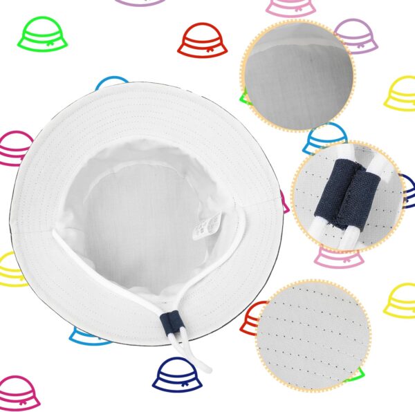 Baby Boy Sun Hat Toddler Summer Protection Beach Hat Toddler Girl Summer Bucket Hat Cotton Linen Baby Hat - Image 3