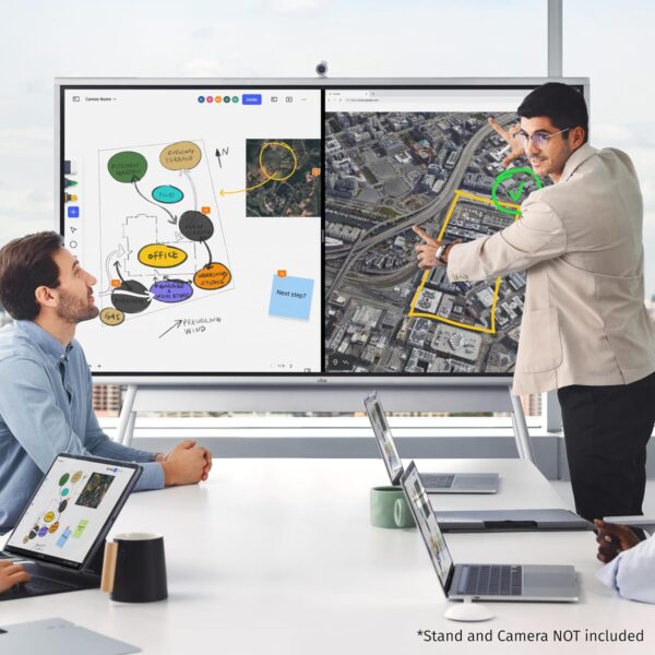 Vibe S1 4K UHD Smart Board, 75 Inch Digital Whiteboard for Office and Classroom, Electronic Presentation Meeting Device for Hybrid Work, Interative Touchscreen Display, Chrome OS and 250+ Free Apps - Image 3