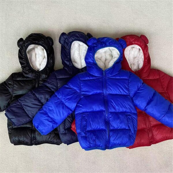 Kids Baby Warm Girls Boys Winter Warm Jackets Sweatshirt Coats Toddler Half Zip Pullover - Image 5