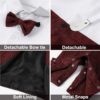 A&J DESIGN 4pcs Baby Boys Suit, 3 Months - 18 Months, Gentleman Romper & Vest & Berets Hat & Bow Tie - Image 4