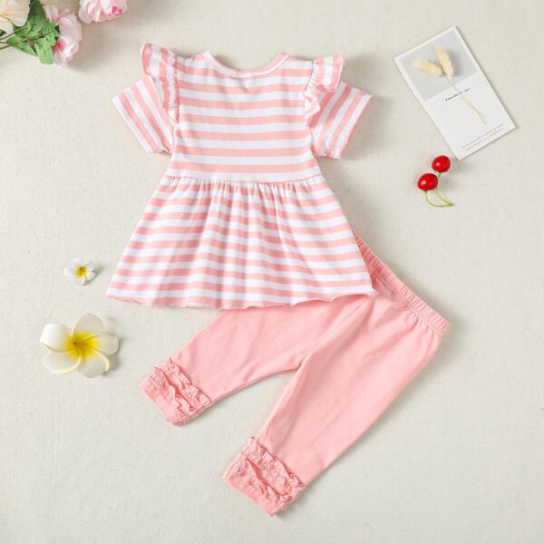 Baby Girl Clothes Toddler Girl Outfits Ruffle Shirt Pants Cute Infant Outfit Set Baby Girl Fall Winter Clothes - Image 3