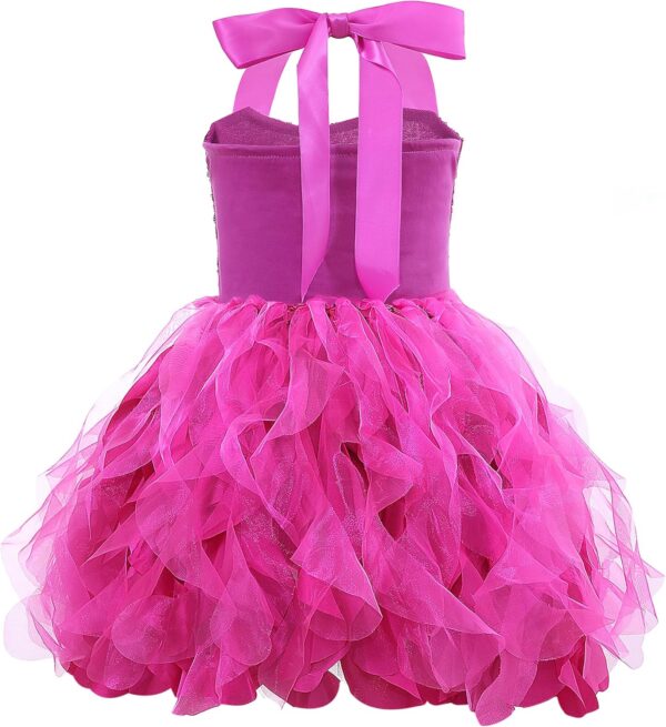 Suppromo Tutu Dress for Girls Sparkly Sequin Tulle Princess Birthday Party Prom Outfit Toddler Girls Sneaker Ball Gown Dress - Image 2