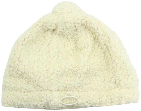 JJ Cole Baby Winter Hat, Mitten, and Booties Set – Winter Baby Essentials – 0 to 6 Months - White sherpa