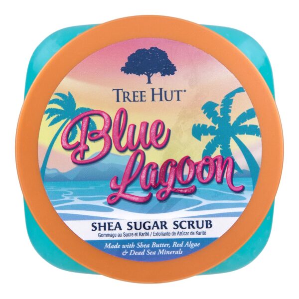 Tree Hut Blue Lagoon Shea Sugar Scrub | Exfoliating Body Scrub Removes Dead, Dry Skin for a Soft & Hydrated Feel | Nourishing Essential Body Care | 18 fl oz. - Image 2
