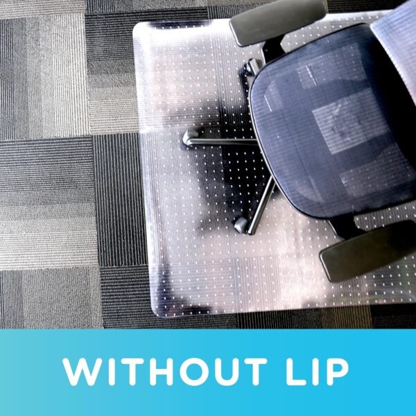 Dimex Office Chair Mat for Low Pile Carpet with Lip, 36" x 48", Clear - Image 7