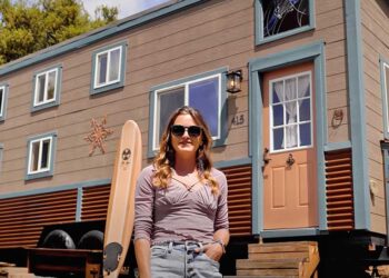When her hire doubled she made a daring transfer into tiny house dwelling