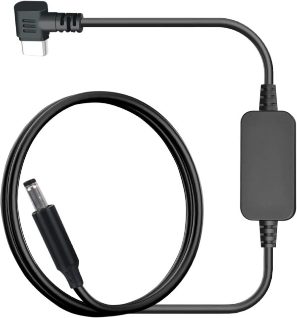 Specially Designed for Baby Stroller Cameras, 12V car Cigarette Lighter to USB-C Power Adapter+DC5521 Charging Cable, Safe and Stable Voltage, only for Cigarette Lighter Power Supply (3.3FT)