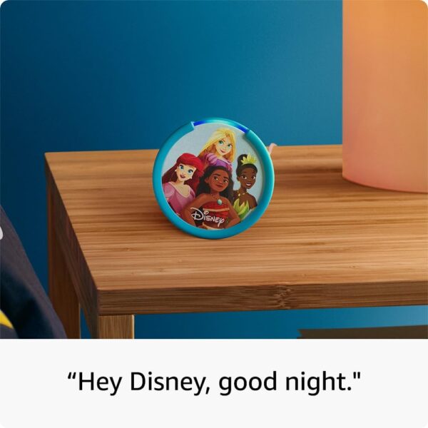 Amazon Echo Pop Kids (newest model), Designed for kids, with parental controls, Includes 6 months of Amazon Kids+, Disney Princess - Image 4