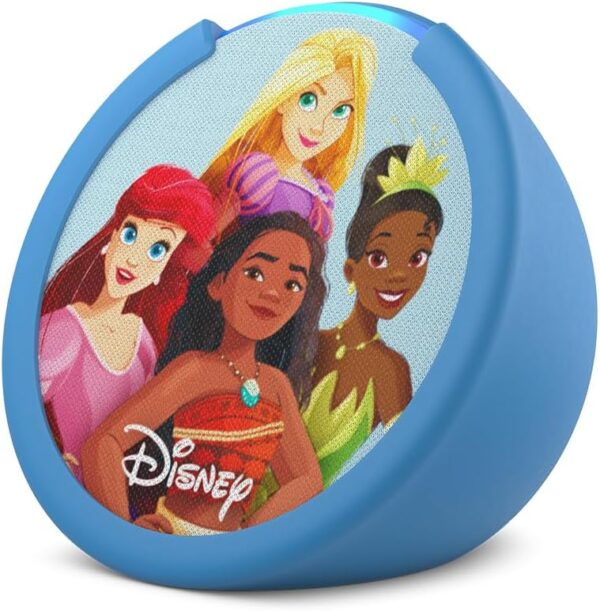 Amazon Echo Pop Kids (newest model), Designed for kids, with parental controls, Includes 6 months of Amazon Kids+, Disney Princess - Image 2