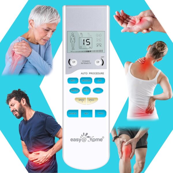 Easy@Home TENS Unit Muscle Stimulator - Electronic Pulse Massager, 510K Cleared, FSA Eligible OTC Home Use Handheld Pain Relief Therapy Device-Pain Management Machine Gift for Mom Dad - EHE009 - Image 5