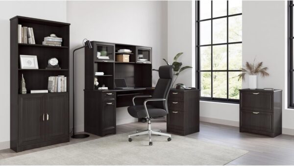 Realspace® Modern Comfort Modee Vegan Leather High-Back Executive Office Chair, Black/Chrome, BIFMA Compliant - Image 3