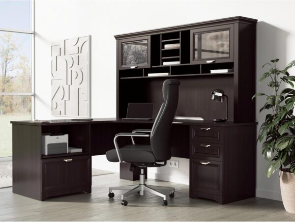 Realspace® Modern Comfort Modee Vegan Leather High-Back Executive Office Chair, Black/Chrome, BIFMA Compliant - Image 5