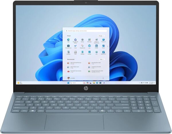 HP Stream 14" HD BrightView Laptop, Intel Celeron N150 Processor, 32GB RAM, 1152GB Storage(128GB EMMC+1024GB SSD), Intel HD Graphics, 720p Webcam, 1 Year Office 365, Blue, Win 11 S