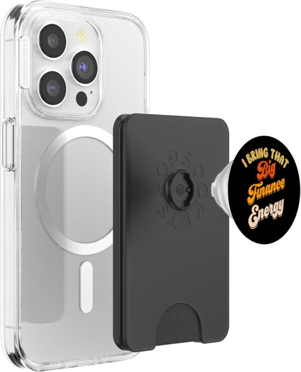 Finance Department Women Funny Team Men Big Finance Energy PopSockets PopWallet for MagSafe - Image 3