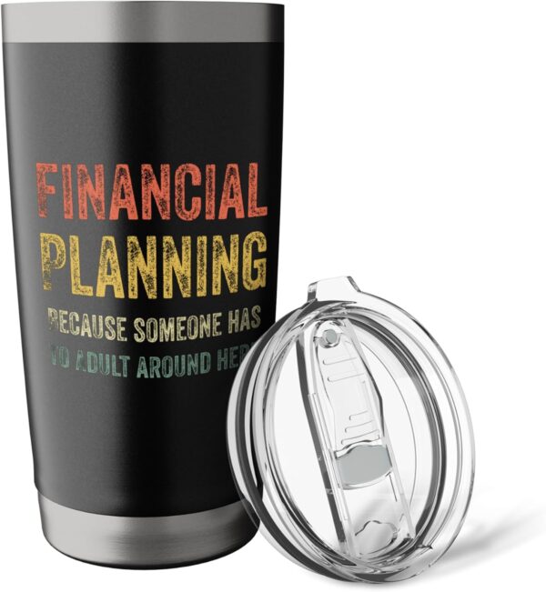 Financial Planning Finance Department Team Appreciation Week Stainless Steel Insulated Tumbler - Image 5