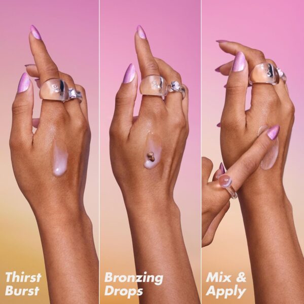 e.l.f. SKIN The Hottest Drops Duo, Holy Hydration! Thirst Burst & Bronzing Skincare Set, For A Dewy, Sun-Kissed Look, Vegan & Cruelty-Free - Image 4