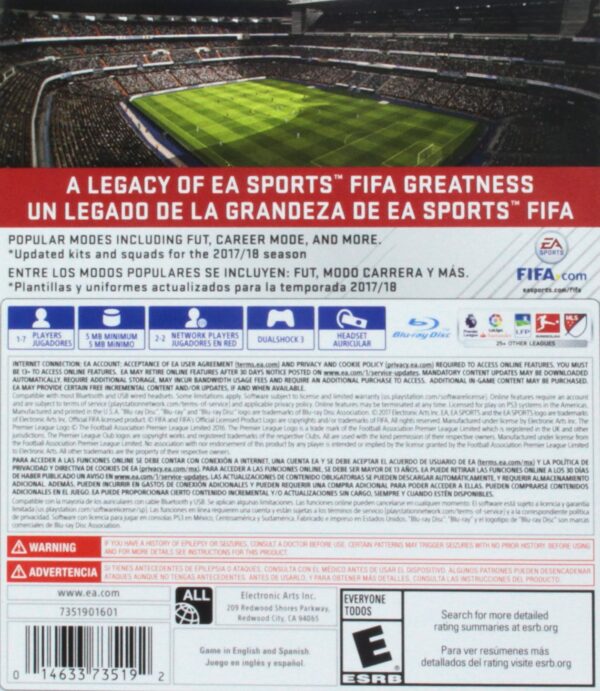 FIFA 18 Legacy Edition - PlayStation 3 - Image 2