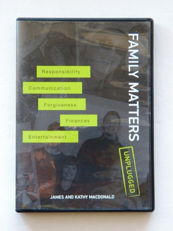 Family Matters Unplugged (DVD) Responsibility Communication Forgiveness Finances Entertainment
