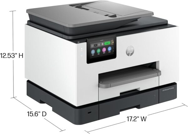 HP OfficeJet Pro 9135e All-in-One Printer, Color, Printer-for-Small Medium Business, Print, Copy, scan, fax, wireless. 3 month Instant Ink trial included ; Two-Sided Printing; Two-Side - Image 5