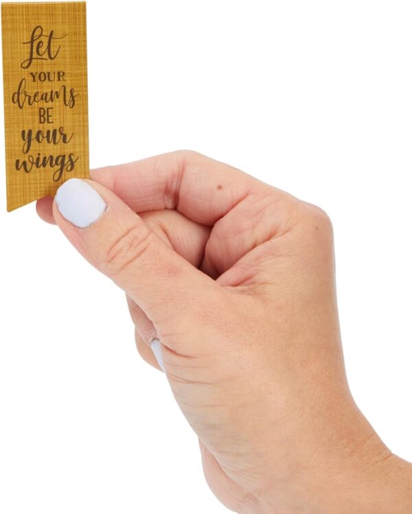 36-Pack Inspirational Magnetic Bookmarks for Women with Motivational Quotes, Bulk Magnet Page Clips for Students, Teachers, Office, Reading, 6 Designs (2.5x1 in) - Image 6