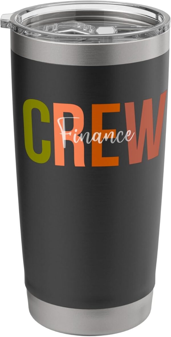 Finance Department Team Men Financial Planning Week Women Stainless Steel Insulated Tumbler
