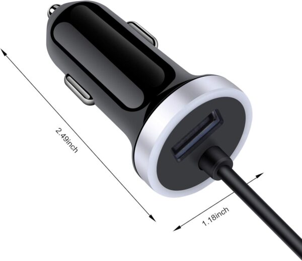 Type C Car Charger Fast Charging Cigarette Lighter Adapter for Samsung Galaxy S25 S24 S23 S22 S21 Ultra 5G S20 FE Note 20,A13 A14 A15 A53 A54, Google Pixel 8 7 6 8A 7A 6A&3FT USB Cable - Image 5