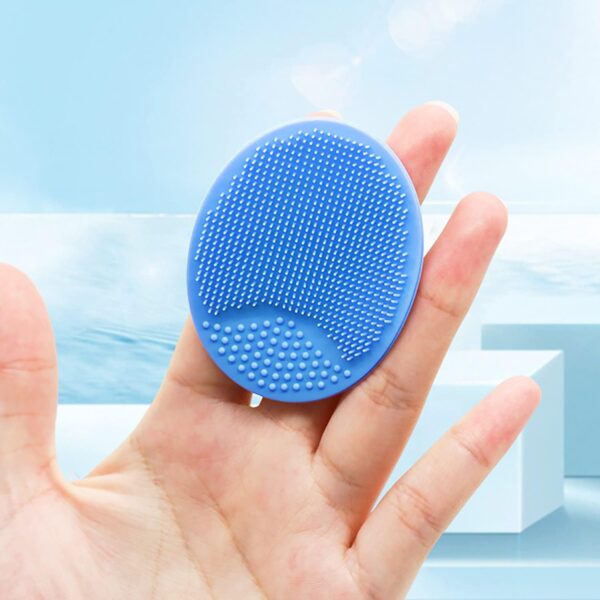 Silicone Facial Cleansing Brush - 4 Pack Face Scrubber & Exfoliator for Deep Cleaning, Soft Brush, Blackhead & Acne Pore Care - Image 3
